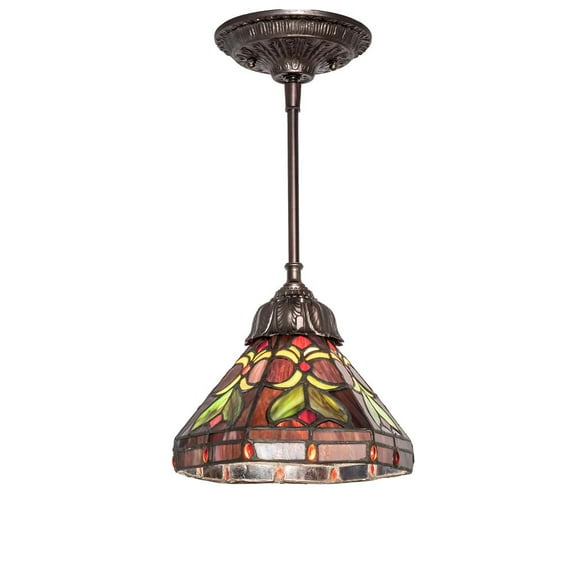 Meyda Tiffany 146949 Middleton Mini Pendant Light Fixture, 8" Width