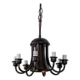 thumbnail image 1 of Meyda Tiffany 14719 Mahogany Bronze 8 Light 8-1/2" Wide Chandelier, 1 of 7