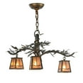 thumbnail image 1 of Meyda Tiffany 147319 Pine Branch Valley View 3 Light 24" Wide Chandelier - Copper, 1 of 6