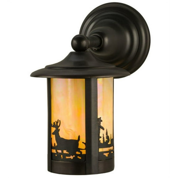 Meyda Tiffany 147778 Fulton 11" Tall Wall Sconce - Craftsman