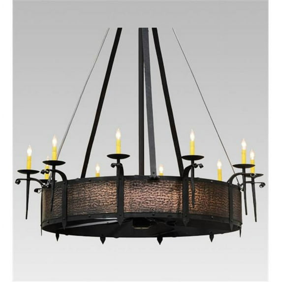 Meyda Tiffany 147942 Costello 30" 5 Blade Indoor Ceiling Fan - Copper