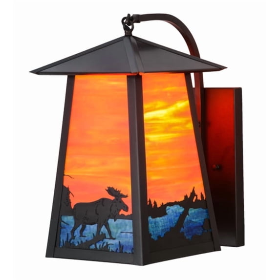 Meyda Tiffany 147999 Stillwater 18" Tall Wall Sconce - Brown