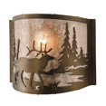thumbnail image 1 of Meyda Tiffany 148034 Elk 10" Tall Wall Sconce - Copper, 1 of 4