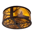 thumbnail image 1 of Meyda Tiffany 148378 Canoe At Lake 4 Light 27" Wide Semi-Flush Drum Ceiling Fixture -, 1 of 7