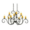 thumbnail image 1 of Meyda Tiffany 149426 Clifton 10 Light 28" Wide Taper Candle Style Chandelier, 1 of 5