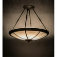thumbnail image 1 of Meyda Tiffany 149546 Commerce 6 Light 36" Wide Semi-Flush Bowl Ceiling Fixture - Bronze, 1 of 5