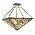 thumbnail image 1 of Meyda Tiffany 150649 Backyard Friends 4 Light 30" Wide Semi-Flush Ceiling Fixture - Copper, 1 of 7