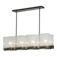 thumbnail image 1 of Meyda Tiffany 151139 Ice Cube 8 Light 41" Wide Linear Chandelier - Bronze, 1 of 6