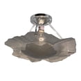 thumbnail image 1 of Meyda Tiffany 151200 Evolvulus 17" Wide Semi-Flush Ceiling Fixture - Chrome, 1 of 7