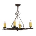 thumbnail image 1 of Meyda Tiffany 151378 Elianna 4 Light 28" Wide Taper Candle Style Chandelier, 1 of 6