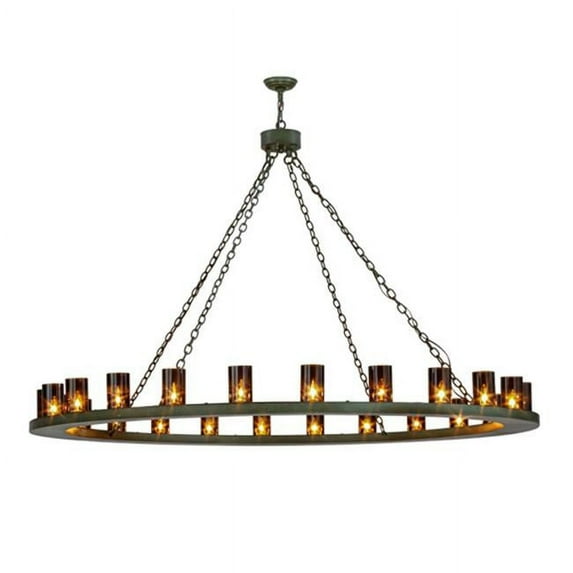 Meyda Tiffany 152068 Loxley 24 Light 72" Wide Ring Chandelier