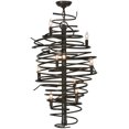 thumbnail image 1 of Meyda Tiffany 152135 Cyclone 9 Light 21" Wide Taper Candle Style Chandelier - Bronze, 1 of 5