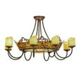 thumbnail image 1 of Meyda Tiffany 152401 Stanley 20 Light 32" Wide Semi-Flush Ceiling Fixture - Cafe-Noir, 1 of 5