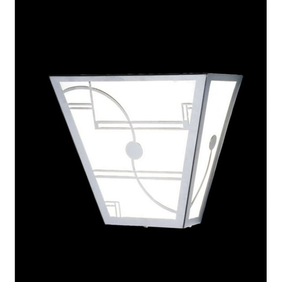 Meyda Tiffany 15521 13" Wide 2 Light Wall Sconce - Nickel