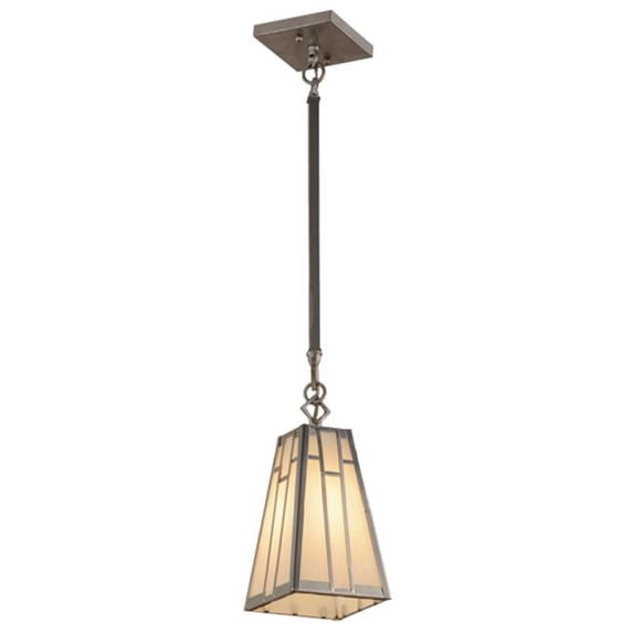 Meyda Tiffany 156334 Mission 7" Wide Mini Pendant - Chrome