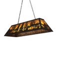 thumbnail image 1 of Meyda Tiffany 157852 Tall Pines 6 Light 48" Wide Linear Pendant - Bronze, 1 of 7