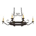 thumbnail image 1 of Meyda Tiffany 157894 Hand Forged 6 Light 29" Wide Taper Candle Style Chandelier - Custom, 1 of 5