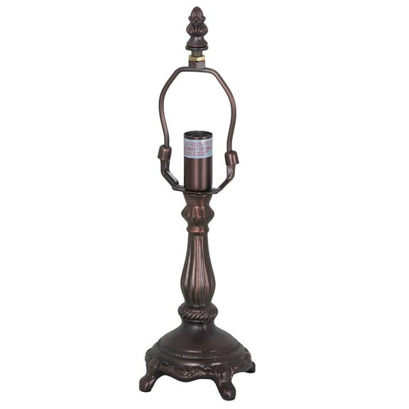 Meyda Tiffany - 157986 - One Light Table Base - Mahogany Bronze - Mahogany Bronze