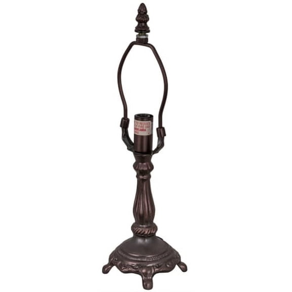 Meyda Tiffany 157987 Footed 9" Tall Lamp Base - MultiColor