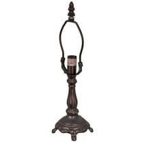 Meyda Tiffany 157987 Footed 9" Tall Lamp Base - MultiColor