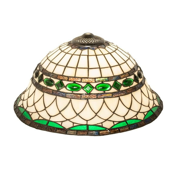 Meyda Lighting 16" Wide Tiffany Roman Shade
