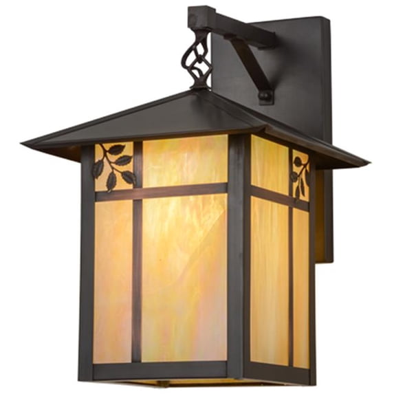 Meyda Tiffany 160168 Seneca 18" Tall Wall Sconce - Brown
