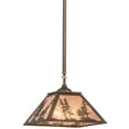 thumbnail image 1 of Meyda Tiffany 160577 Tall Pines 2 Light 22" Wide Pendant - Copper, 1 of 5