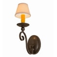thumbnail image 1 of Meyda Tiffany 160718 Wallis 16" Tall Wall Sconce - Gilded Tobacco, 1 of 6