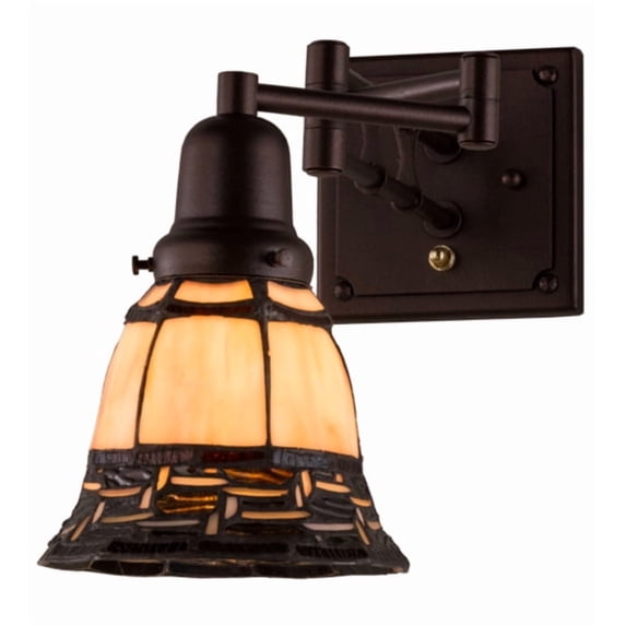 Meyda Tiffany 161597 Ilona 11" Tall Wall Sconce - MultiColor