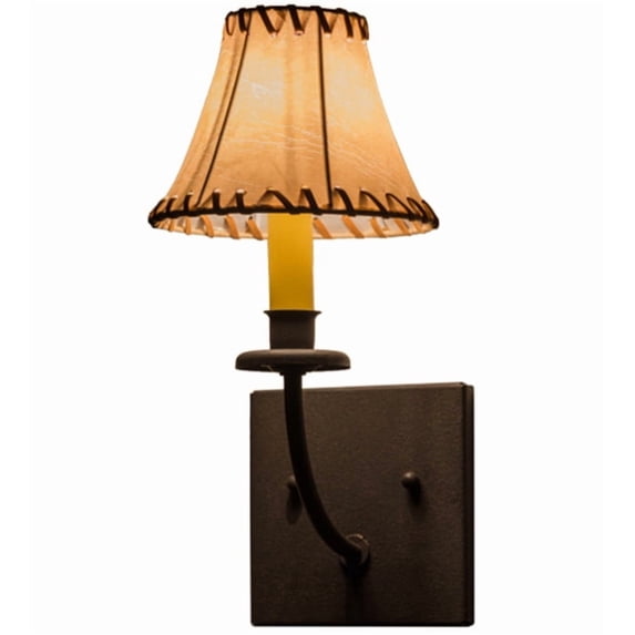 Meyda Tiffany 161672 Ranchero 13" Tall Wall Sconce - Dark Roast