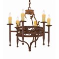 thumbnail image 1 of Meyda Tiffany 161989 Jasmine 6 Light 24" Wide Taper Candle Style Chandelier - Rust, 1 of 5