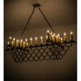 thumbnail image 1 of Meyda Tiffany 162857 Picadilly 23 Light 71" Wide Taper Candle Linear Chandelier - Bronze, 1 of 6