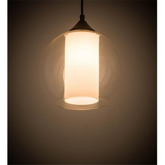 Meyda 163331 12 in. Bola Cilindro Pendant