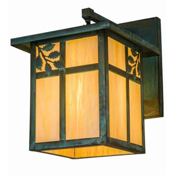 Meyda Tiffany 165194 Hyde Park 17" Tall Wall Sconce - Verdigris