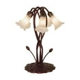 thumbnail image 1 of Meyda Tiffany 16545 Stained Glass / Tiffany Table Lamp From The Lilies Collection - White, 1 of 7