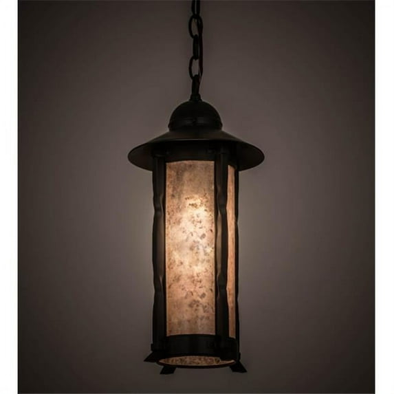 Meyda Tiffany 166733 Dorchester 8" Wide Mini Pendant - Bronze