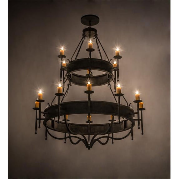 Meyda Tiffany 168295 Marta 18 Light 60" Wide Taper Candle Style Chandelier