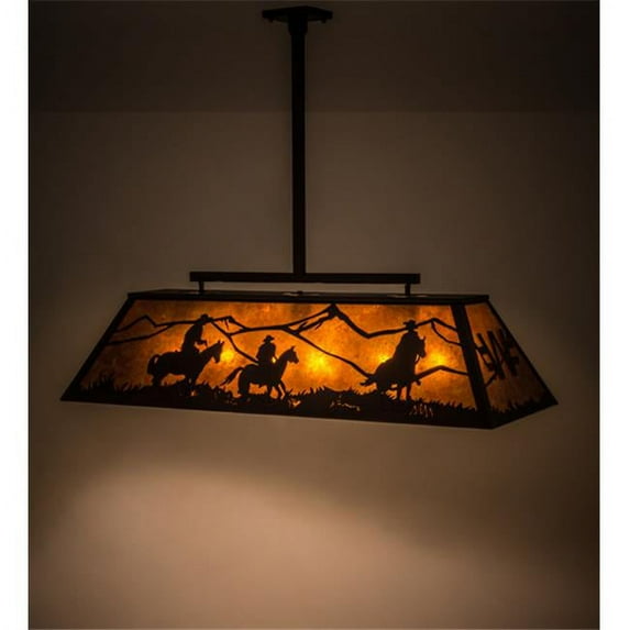 Meyda Tiffany 171097 Personalized 9 Light 48" Wide Linear Pendant - MultiColor