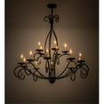 thumbnail image 1 of Meyda Tiffany 171607 Sienna 15 Light 48" Wide Taper Candle Style Chandelier - Bronze, 1 of 6