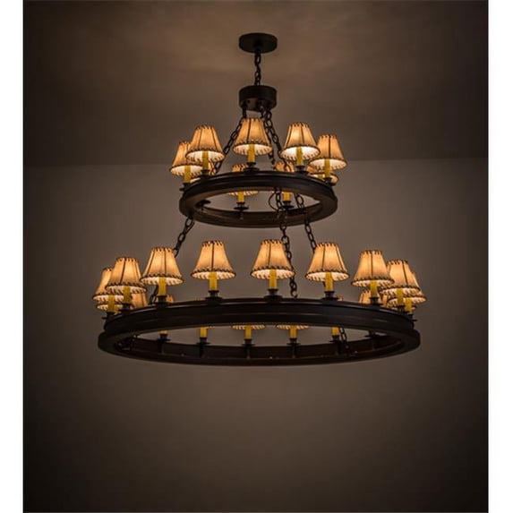 Meyda Tiffany 172678 Sullivan Ranch 27 Light 51" Wide Ring Chandelier - MultiColor