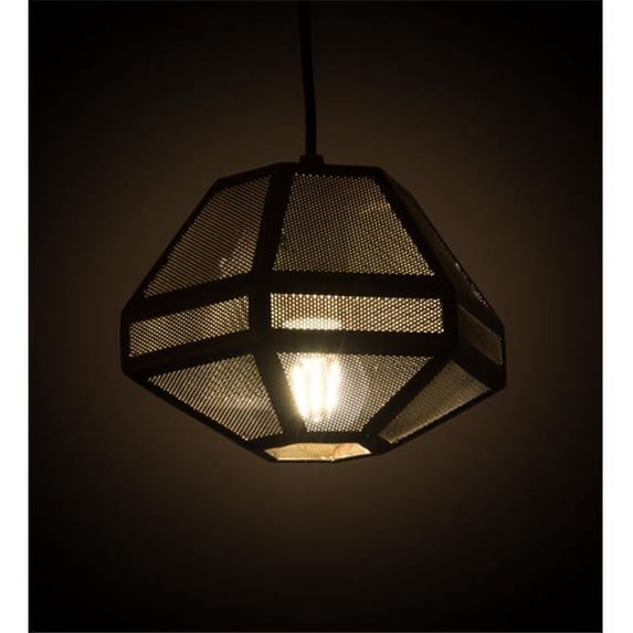 Meyda Tiffany 173075 Nidos Struttura 9" Wide Mini Pendant - Copper