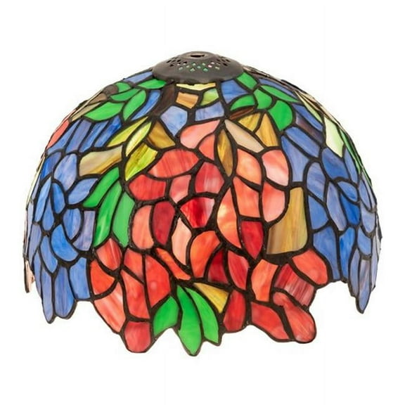 Meyda Tiffany 17315 Tiffany Laburnum 6.5" Tall Lamp Shade - MultiColor