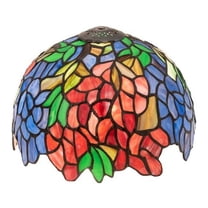 Meyda Tiffany 17315 Tiffany Laburnum 6.5" Tall Lamp Shade - MultiColor