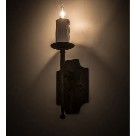 Meyda Tiffany 174331 Toscano 15" Tall Wall Sconce - Smoke