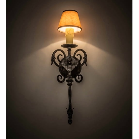 Meyda Tiffany 174850 Catherine 24" Tall Wall Sconce - Smoke