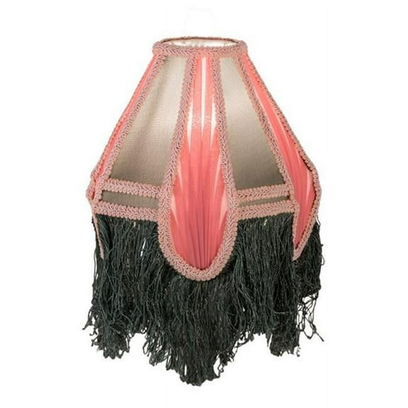 Meyda Tiffany 17499 Margaret 15" Tall Lamp Shade - Grey / Pink / Green / White