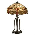 thumbnail image 1 of Meyda Tiffany 17500 3 Light Scarlet Dragonfly Table Lamp, 1 of 2