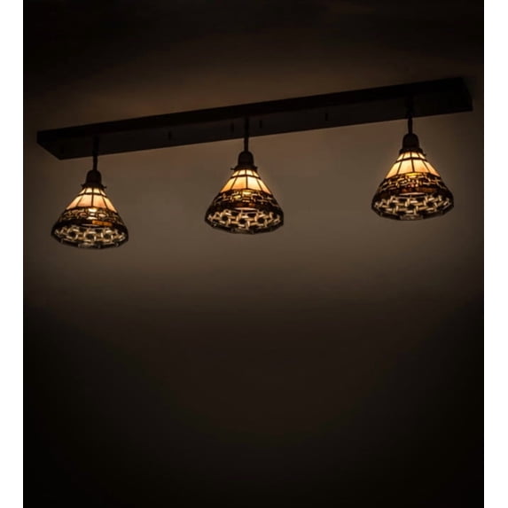 Meyda Tiffany 175529 Ilona 3 Light 9" Wide Multi Light Pendant - Brown