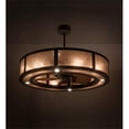 thumbnail image 1 of Meyda Tiffany 177662 Smythe Craftsman 30" 5 Blade Indoor Ceiling Fan - Bronze, 1 of 7
