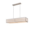 thumbnail image 1 of Meyda Tiffany 178216 Quadrato 6 Light 72" Wide Linear Pendant - Nickel, 1 of 7